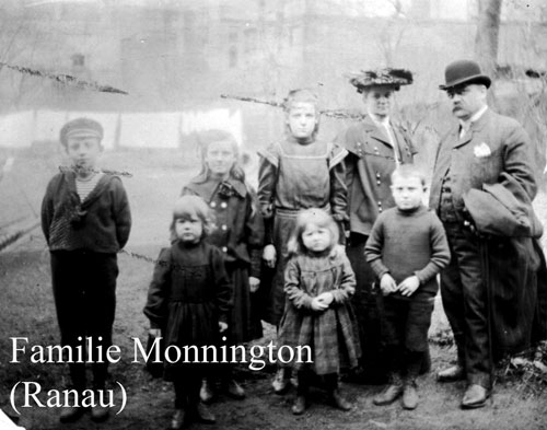 Kurt Monnington mit Familie